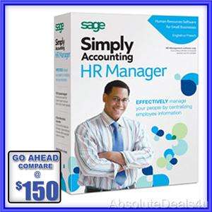 NEW,SIMPLY ACCOUNTING HR MANAGER SOFTWARE  