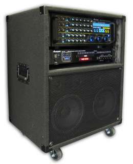 Acesonic Thunder Record 600W Mobile Karaoke Machine with Wireless Mic 