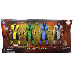   Action Figure 4Pack Scorpion, Reptile, SubZero Smoke Toys & Games