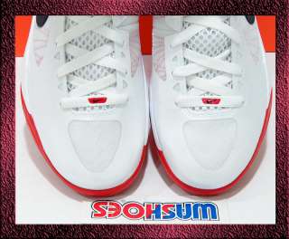 Nike Zoom Hyperdunk 2011 White Black Sport Red US 8~12  