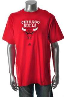 Adidas Chicago Bulls Mens Red Graphic T Shirt XL  