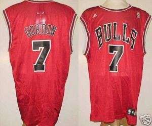 Ben Gordon Chicago Bulls NBA Adidas XL Red Jersey New  