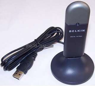 BELKIN 802.11g Wireless G USB Network WiFi LAN Adapter  