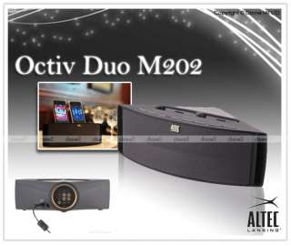 Altec Lansing M202 Octiv Duo Speaker System Docking Station for iPhone 