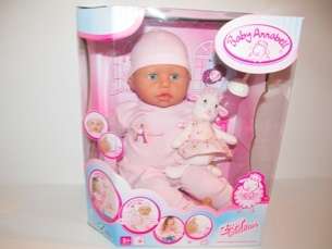 BABY ANNABELL DOLL INTERACTIVE BY ZAPF CREATION NEW SEALED HARD TO 