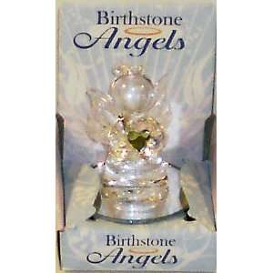  August Birthstone Glass Angel 