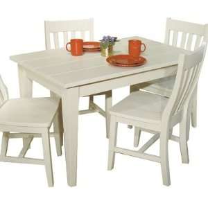  Prairie Dining Table in Antique Ivory Furniture & Decor