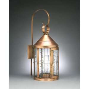  Lantern 3357 AC LT2 CSG Cone Top Wall With Top Scroll Antique 