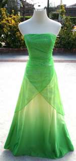NWT JUMP APPAREL $180 LIME Evening Prom Party Gown 7/8  