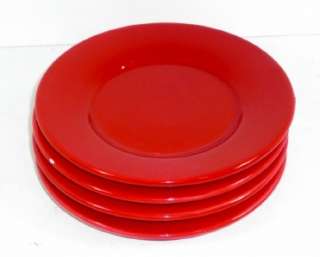 Tag Fiesta Red Appetizer Plates Set  