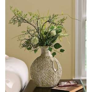   Potted Plant In Antique Look Vase By Collections Etc