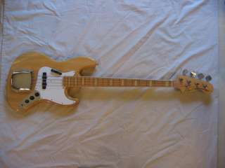 Vintage Aria Pro II JB 600N Professional Jazz Style Bass Guitar 1976 