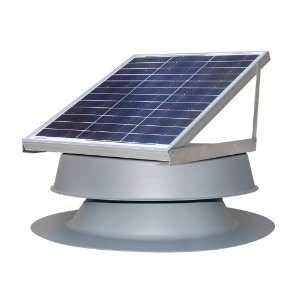  Solar Attic Fan Roof Mount   30 watt, Black + Free 