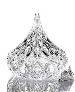 Godinger Candy Dish, Crystal Hersheys Kiss   Home Decor   for the 