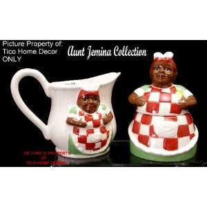  Aunt Jemima Creamer and Sugar Bowl Set