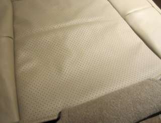 brand new replacement leather seat cover with perforated inserts works 