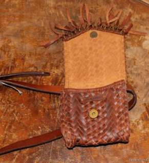 NWT $195 Ralph Lauren Leather Fringe Belt Waist Fanny Pack  