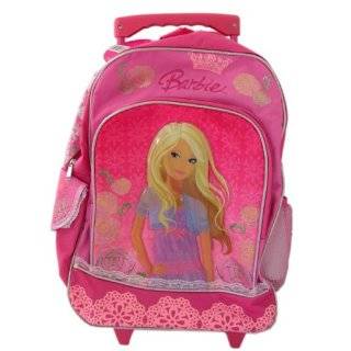  Barbie Rolling Backpack   Barbie Luggage School backpack 
