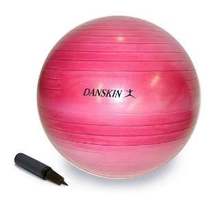    Danskin 55cm Swirl Exercise Ball with DVD