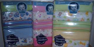   Gerber Flannel Receiving Blankets, Baby Shower, Good for Diaper Cakes