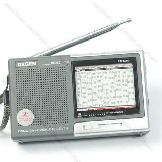 Tuning FM MW SW 10 Band Shortwave Radio World Receiver  