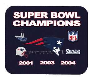 Item#328 Patriots SB Championship Banner Mouse Pad  