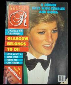 VINTAGE ROYALTY MONTHLY JUNE 1988 CHARLES DIANA QUEEN  