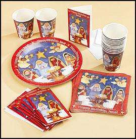   Birthday Jesus Party for 16 Kit Invitations Cups Plates Napkins  