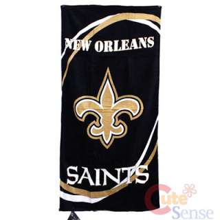 NFL New Orleans Saints Beach, Bath Towel 30x60 Cotton  
