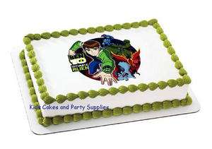 BEN 10 ULTIMATE ALIEN Edible Image® Cake Topper Design  