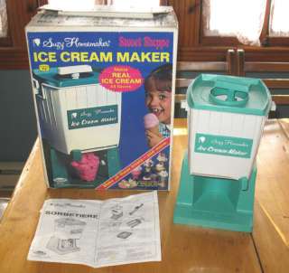 Suzy Homemaker Ice Cream Maker Toy 1968 & Box FREE SHIP  