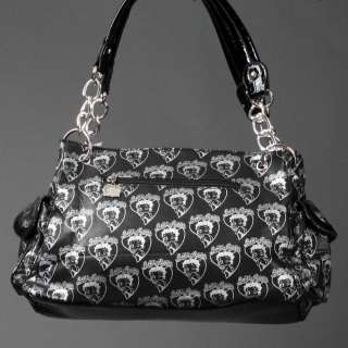 Black Women Betty Boop Licensed Shoulder Bag Hobo Handbag Purse  