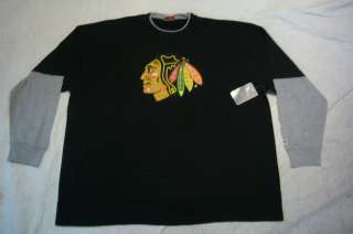 100% Licensed Majestic NHL CHICAGO BLACKHAWKS Hockey Jersey Shirt Long 