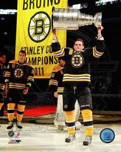 Tyler Seguin Boston Bruins 2011 Stanley Cup Trophy at Banner Raising 