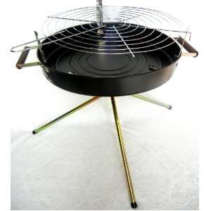  BBQ PRO 2 in 1 Charcoal Grill with 100 FREE Bamboo Skewers 