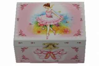 Beautiful Pink Ballerina Musical Jewellery Box