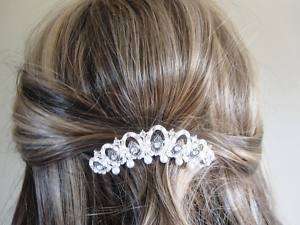 Bridal Hair Accessories Comb with Crystals and Pearls  