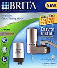 BRITA Water Fauset FILTRATION CHROME SYSTEM + TWO FILTE