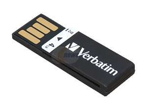    Verbatim Clip it 4GB USB 2.0 Flash Drive (Black) Model 