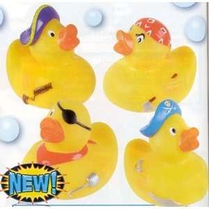  Pirate Rubber Ducks   Set of 4 Toys & Games