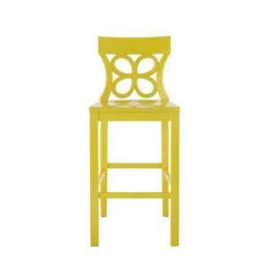  Lilly Pulitzer Home Yellow Breakers Barstool