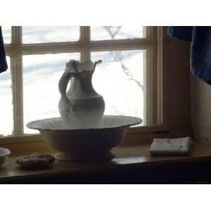 Pitcher and Basin in General Washingtons Bedroom at Valley Forge 