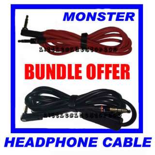 Bundle Replacement cable for Dr Dre Monster Beats Studio headphone 