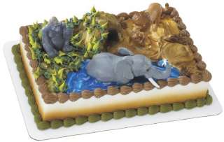 Jungle Buddies Cake Kit Toppers birthday party Safari  