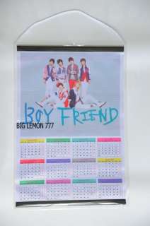 BOYFRIEND Korean Boy Band 2012 Wall Calendar C1  