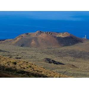 Volcano Cone Viewed from La Dehesa, with Sea Beyond, El Hierro, Canary 