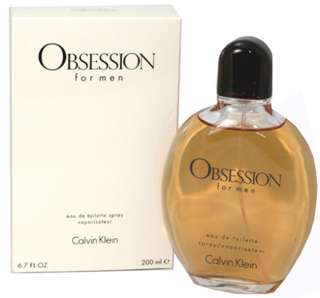 OBSESSION for Men by Calvin Klein, EAU DE TOILETTE SPRAY 6.7 oz / 200 