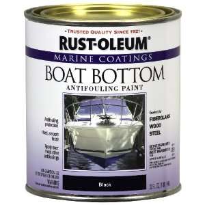 Rust Oleum 207012 Marine Flat Boat Bottom Antifouling Paint, 1 Quart 