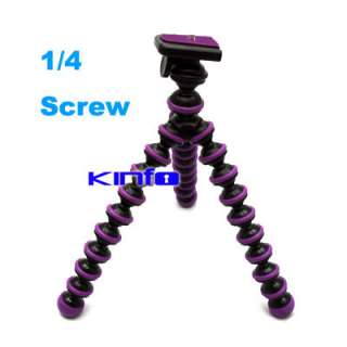 Purple Flexible Tripod Gorilla pod for DV video camera  