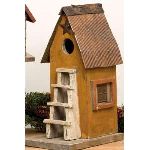  Hanging Birdhouse, Wood, Birdhouses with Ladder Patio 